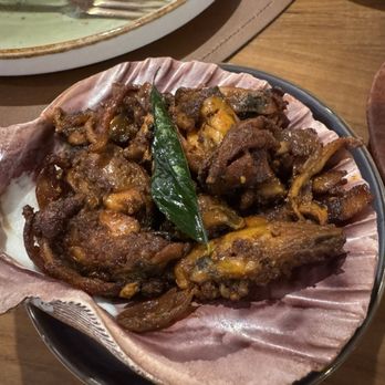 Chatti by Regi Mathew - Mussel Fry - Indian Near Me - New York, New York