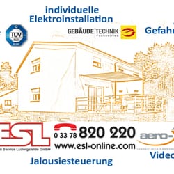 ESL Elektro Service Ludwigsfelde - Wir machen das, für Industrie, Gewerbe und Privat.