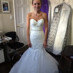 Getting my wedding dress altered by Anna!