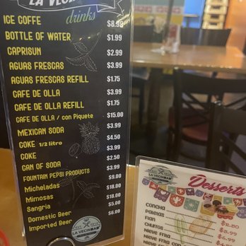 LA VECINDAD - Drink and desserts menu - Tacos Near Me - Las Vegas, Nevada LA VECINDAD - Drink and desserts menu - Tacos Near Me - Las Vegas, Nevada