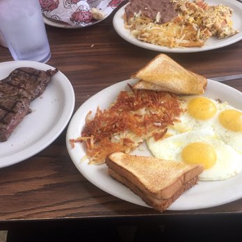 Norma's Cafe - Steak and eggs also huevos con chorizo highly recommend you try both - Southern Near Me - Dallas, Texas Norma's Cafe - Steak and eggs also huevos con chorizo highly recommend you try both - Southern Near Me - Dallas, Texas