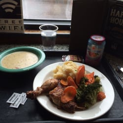 Urban Fare - Chicken dinner with crab bisque