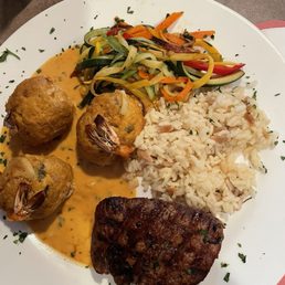 This was the Steak and Shrimp This was the Steak and Shrimp