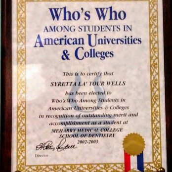 MouthPeace Dental - Who's Who Student - Cosmetic Dentists Near Me - Atlanta, Georgia MouthPeace Dental - Who's Who Student - Cosmetic Dentists Near Me - Atlanta, Georgia