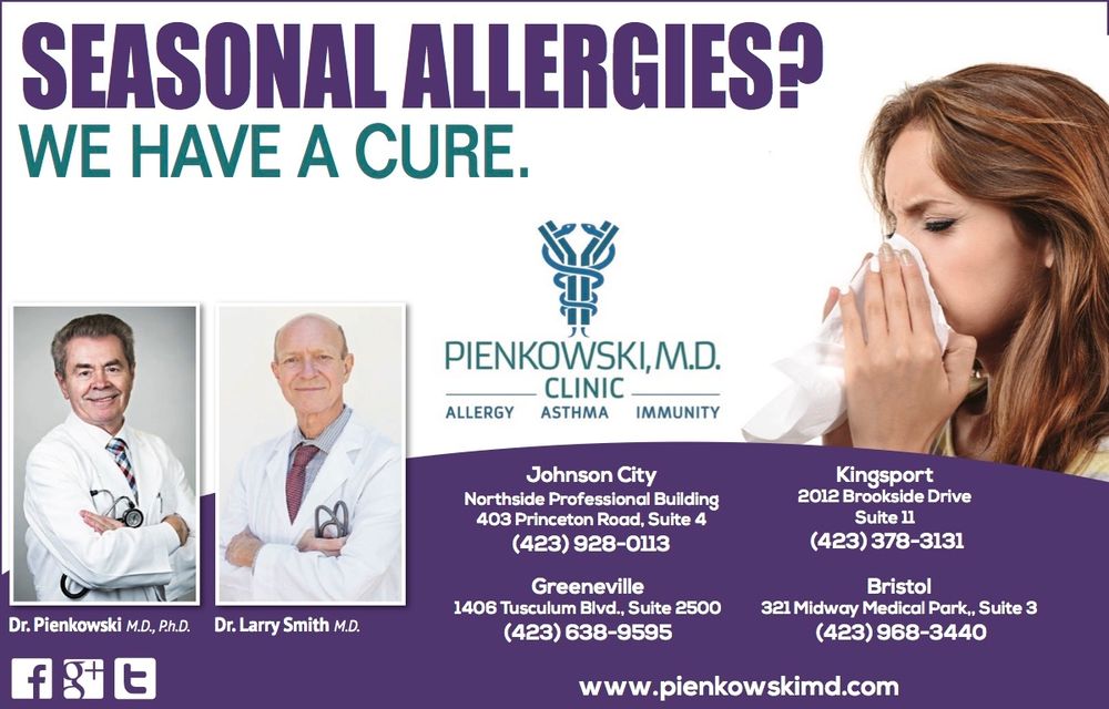 PIENKOWSKI, M.D. CLINIC ALLERGY ASTHMA IMMUNITY Updated September