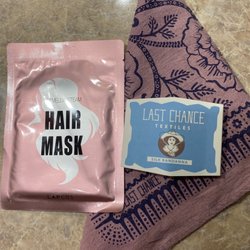 Hey  I Like it Here - Hair mask, silk bandana