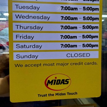 Midas - Came here @ 7:00 am to get my vehicle serviced, and got the vehicle back at 8:30 am! Outstanding service! - Auto Repair Near Me - Honolulu, Hawaii Midas - Came here @ 7:00 am to get my vehicle serviced, and got the vehicle back at 8:30 am! Outstanding service! - Auto Repair Near Me - Honolulu, Hawaii