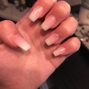 Nail Palazzo - Punk and white ombré - Nail Salons Near Me - Folsom, California