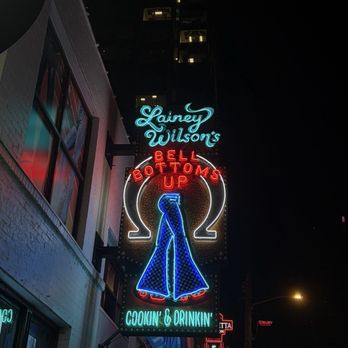 Lainey Wilson's Bell Bottoms Up - Cocktail Bars Near Me - Nashville, Tennessee Lainey Wilson's Bell Bottoms Up - Cocktail Bars Near Me - Nashville, Tennessee