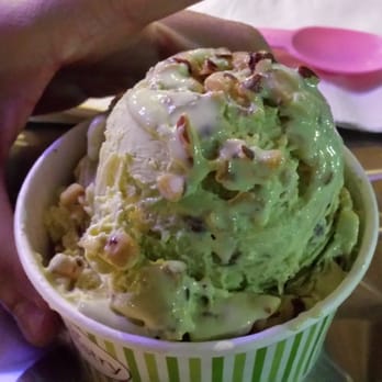 Creamistry - Pistachio with almond mixed in - Desserts Near Me - Cerritos, California