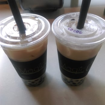 Magic Cup - Jasmine Milk tea and coconut milk tea! - Coffee & Tea Near Me - Richardson, Texas Magic Cup - Jasmine Milk tea and coconut milk tea! - Coffee & Tea Near Me - Richardson, Texas