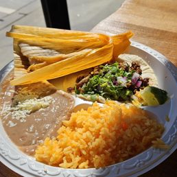 Taco tamale plate Taco tamale plate