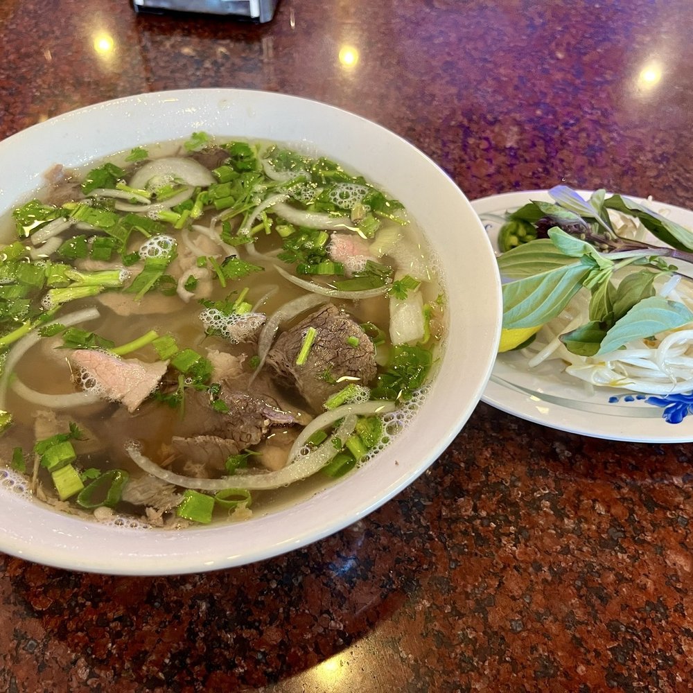 small steak, brisket pho