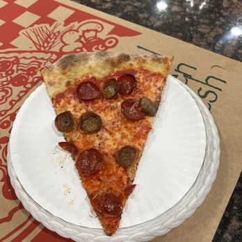 Rocco's Slice House - Pepperoni and sausage slice - Pizza Near Me - Greensburg, Pennsylvania Rocco's Slice House - Pepperoni and sausage slice - Pizza Near Me - Greensburg, Pennsylvania