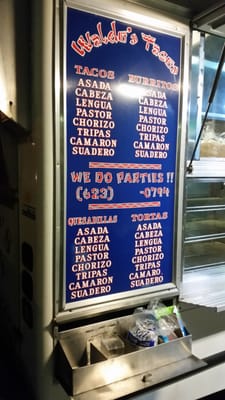Menu photo 8 Waldos Tacos Peoria, AZ Menu photo 8 Waldos Tacos Peoria, AZ