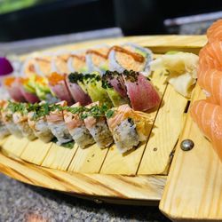 Sushi Zen Japanese Bistro - Charizard Roll, Aloha Roll, Spicy Shrimp Roll and Salmon Sushi