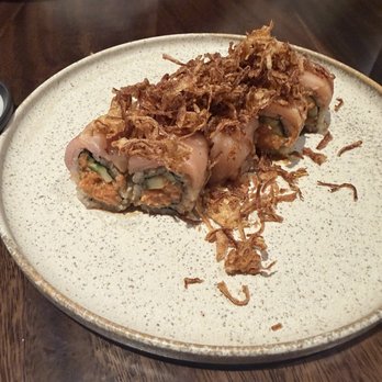 Sumi Sushi - Hikari Roll (spicy tuna with albacore on top) - Sushi Bars Near Me - Sherman Oaks, California Sumi Sushi - Hikari Roll (spicy tuna with albacore on top) - Sushi Bars Near Me - Sherman Oaks, California