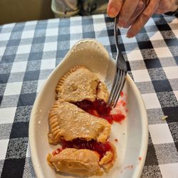 Return of a favorite fried cherry pie See photo what happened to it. Hint no leftovers Apr 2026