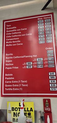 Menu photo 1 Tacos El Gallito Tijuana, BCN Menu photo 1 Tacos El Gallito Tijuana, BCN