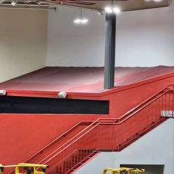 Retro Fitness - Layers of dust everywhere.
