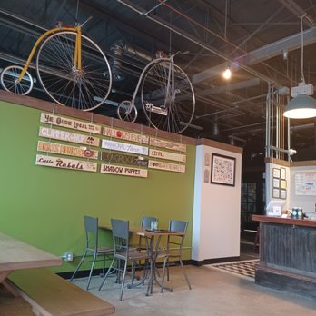 Longroof Brewing Co - bikes on the wall - Breweries Near Me - Edmonton, Alberta Longroof Brewing Co - bikes on the wall - Breweries Near Me - Edmonton, Alberta