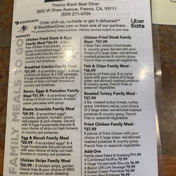 Black Bear Diner Fresno - Menu - Diners Near Me - Fresno, California Black Bear Diner Fresno - Menu - Diners Near Me - Fresno, California