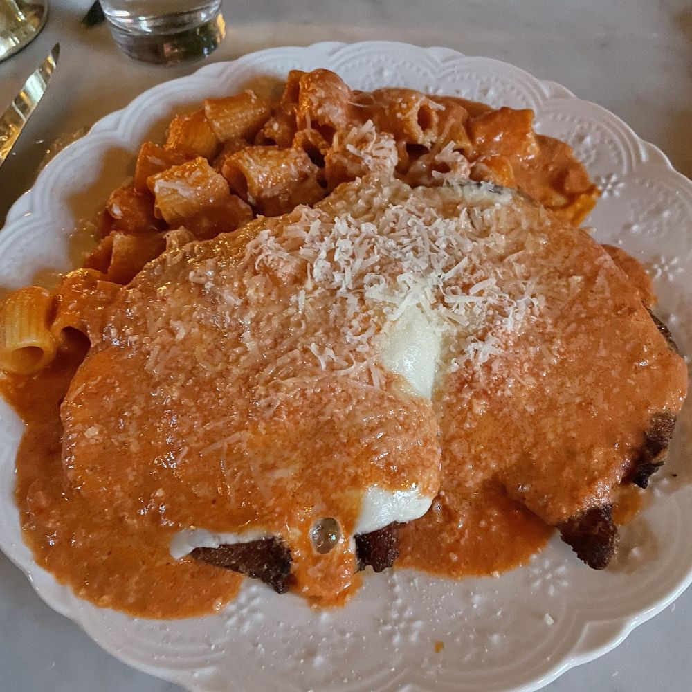 Ciao Roma - Chicken Parmigiana - SO MUCH FOOD! Great portion sizes. - Italian Near Me - Boston, Massachusetts Ciao Roma - Chicken Parmigiana - SO MUCH FOOD! Great portion sizes. - Italian Near Me - Boston, Massachusetts