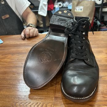 Deluxe Shoe Repair - What my Wolverine 1000 Mile boots looked like after Sam's restoration! - Shoe Repair Near Me - Burbank, California Deluxe Shoe Repair - What my Wolverine 1000 Mile boots looked like after Sam's restoration! - Shoe Repair Near Me - Burbank, California
