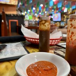 El Sabor De Puebla - Red salsa, very hot!