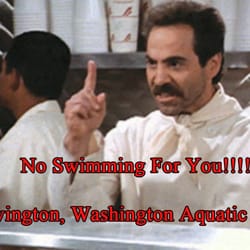 Covington Aquatic Center - This is not an actual photo of the Swimming Nazi, but if he is working when you go there, you will know who I am taking about.