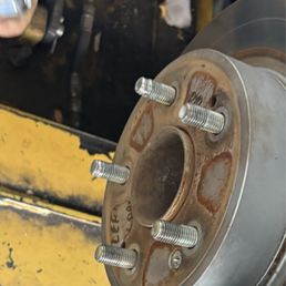 Damaged lug nuts