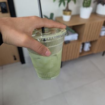 Coffee Cats - Iced matcha latte unsweetened - Coffee & Tea Near Me - Bell Gardens, California Coffee Cats - Iced matcha latte unsweetened - Coffee & Tea Near Me - Bell Gardens, California