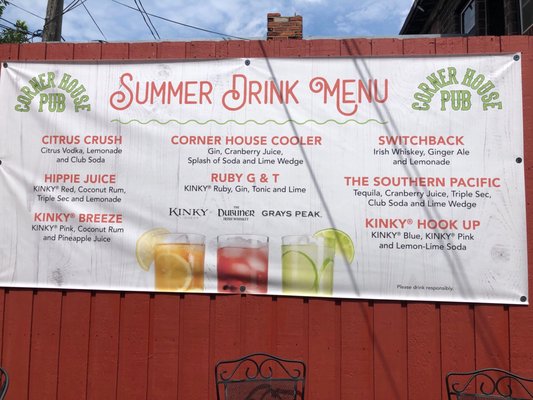 Menu photo 1 Corner House Pub Spooner, WI