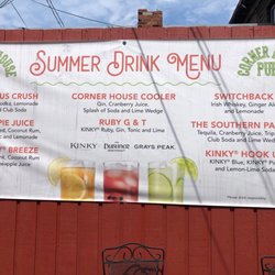Corner House Pub - Summer Drink menu