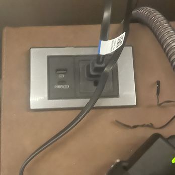The Hotel Pendleton - One outlet on the nightstand with one USB and one USB-C port - Hotels Near Me - Pendleton, Oregon