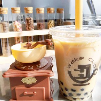 Wake Cup - Oolong milk tea with boba - Coffee & Tea Near Me - San Francisco, California Wake Cup - Oolong milk tea with boba - Coffee & Tea Near Me - San Francisco, California