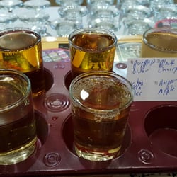 Krafty Draft Brew Pub - Cider flight!!! :-D
