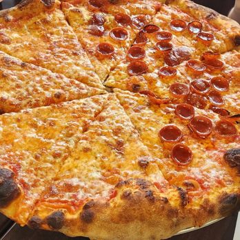 Masani Pizza - Pie with half pepperoni/hot honey. - Pizza Near Me - Forest Hills, New York