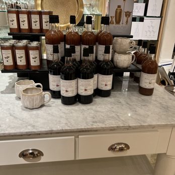 Williams-Sonoma - a display of bottles of liquor - Kitchen & Bath Near Me - Albuquerque, New Mexico