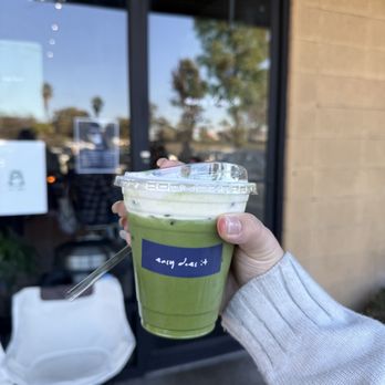 Easy Does It - Matcha cloud w oatmilk $7.50 - Coffee & Tea Near Me - San Diego, California Easy Does It - Matcha cloud w oatmilk $7.50 - Coffee & Tea Near Me - San Diego, California