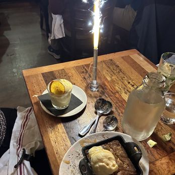 Von's 1000Spirits - Birthday dessert & Baked to Order Skillet Cookie - New American Near Me - Seattle, Washington Von's 1000Spirits - Birthday dessert & Baked to Order Skillet Cookie - New American Near Me - Seattle, Washington