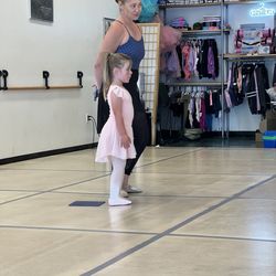 Carapace Dance Center - Ms. Athena engaging my daughter and teaching her