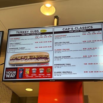 Capriotti's Sandwich Shop - Menu - Sandwiches Near Me - Charlotte, North Carolina