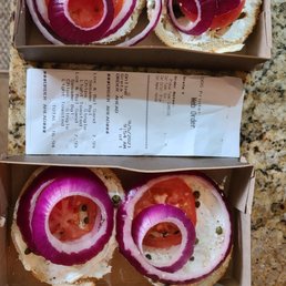No lox on a lox to go order