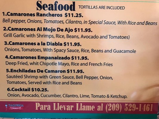 Menu photo 3 Taqueria Cardenas Modesto, CA Menu photo 3 Taqueria Cardenas Modesto, CA