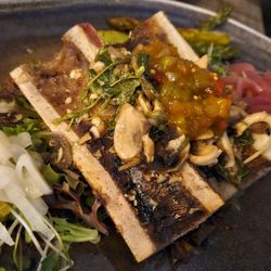Salt - Roasted bone marrow
