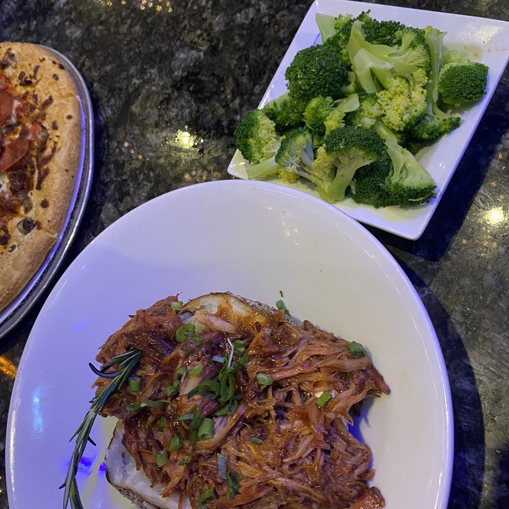 Jonathan's Grille - Pork stuffed baked potato - Pizza Near Me - Hendersonville, Tennessee Jonathan's Grille - Pork stuffed baked potato - Pizza Near Me - Hendersonville, Tennessee