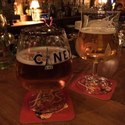 Dansing Chocola - Het maandbier van't vat, de Ciney, is lekker fris, zurig en licht fruitig in de nasmaak!