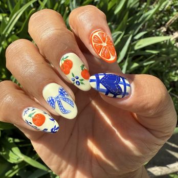 Glow Nails Boutique - Short Gel-X and Hand Painted nail designs! - Nail Salons Near Me - Chicago, Illinois Glow Nails Boutique - Short Gel-X and Hand Painted nail designs! - Nail Salons Near Me - Chicago, Illinois
