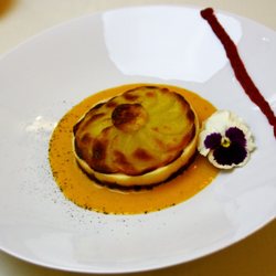 Reminisens - Parmentier de légumes confits, pommes Anna et jus de légumes